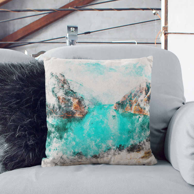 Square Cushion, 40cm H x 40cm W x 15cm D