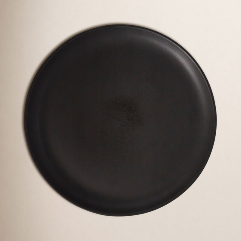 Borgen 11.4" Stoneware Dinner Plate, Basalt