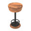 Tabouret de bar rotatif Jerrion Charm