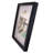 12.5" Classical Rectangular 5" x 7" Photo Picture Frame with Clip - Black and White