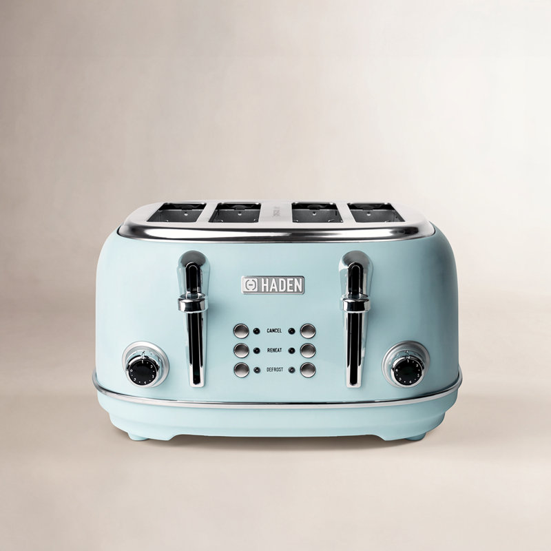 Grille-pain à 4 tranches HADEN Heritage, Turquoise