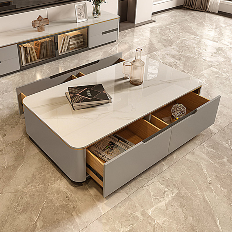 Table basse Italian, H 15 po x L 51,2 po x l 27,6 po