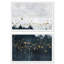 «Mountain Paint Splash», impression encadrée pour le salon-70292096-70292097