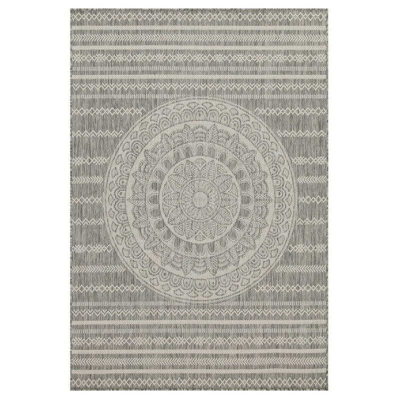 Stain-resistant Polypropylene Flatweave Rug - Indoor Outdoor Use For Family & Pet Spaces