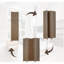 Paravent pliable cloison de séparation en bois 6 pi-51287921-51287927