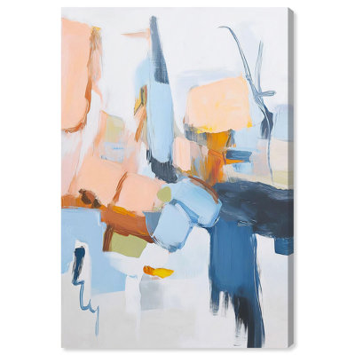 «Brush Palette III Modern Decor», reproduction d'art sur toile par Art Remedy