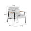 Chaise d'appoint moderne avec coussins moelleux pour un salon confortable, une chambre à coucher-1454891950