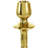 15.35'' H Aluminum Tabletop Candlestick-1584122817-1584122816