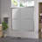 Adjustable Aluminum Frame Double Sliding Bathtub Screen With Clear Tempered Glass And Chrome Hardware For Modern Bathrooms, Shower Door-123698833