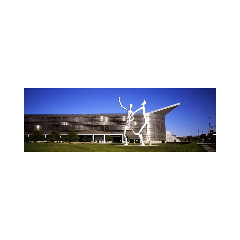 Dancers Sculpture - Wrapped Canvas Panoramic Print, 30.48 cm H x 91.44 cm W x 1.91 cm D