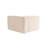 Stylish 1-Seat Sofa in Peach, 43.3 x 42.5 x 25.6 inches | 100% Hornbeam Frame, 100% Linen Upholstery, 32 DNS Foam for Comfort, Includes 1 Pillow | Perfect for Living Room, Compact Design with Plastic Legs