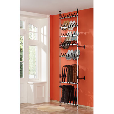 Telescopic 30 Pair Shoe Rack