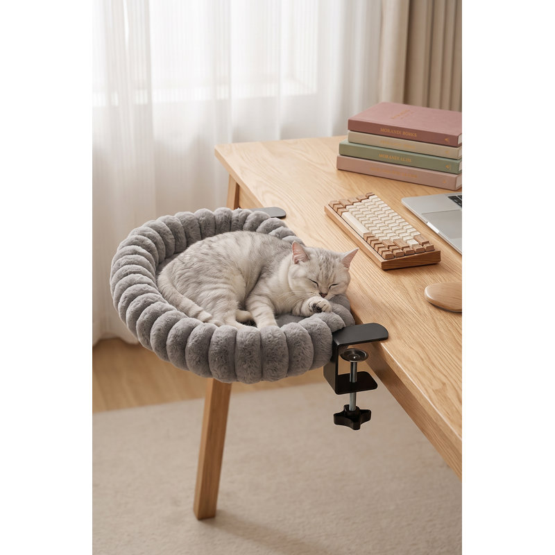 Faux Rabbit Fur Pet Bed