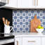 Quiana 50cm x 100cm PVC Singular Tile in Navy