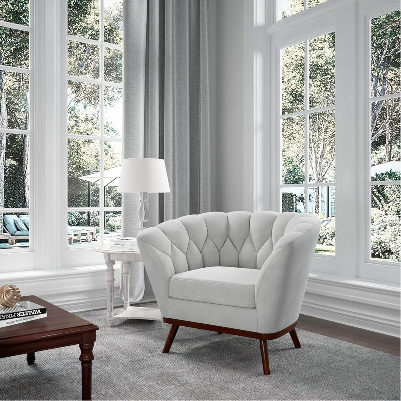Chaise d'appoint rembourrée 1pc Modern Elegance
