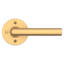 Lifetime (PVD) Satin Brass Privacy Door Lever