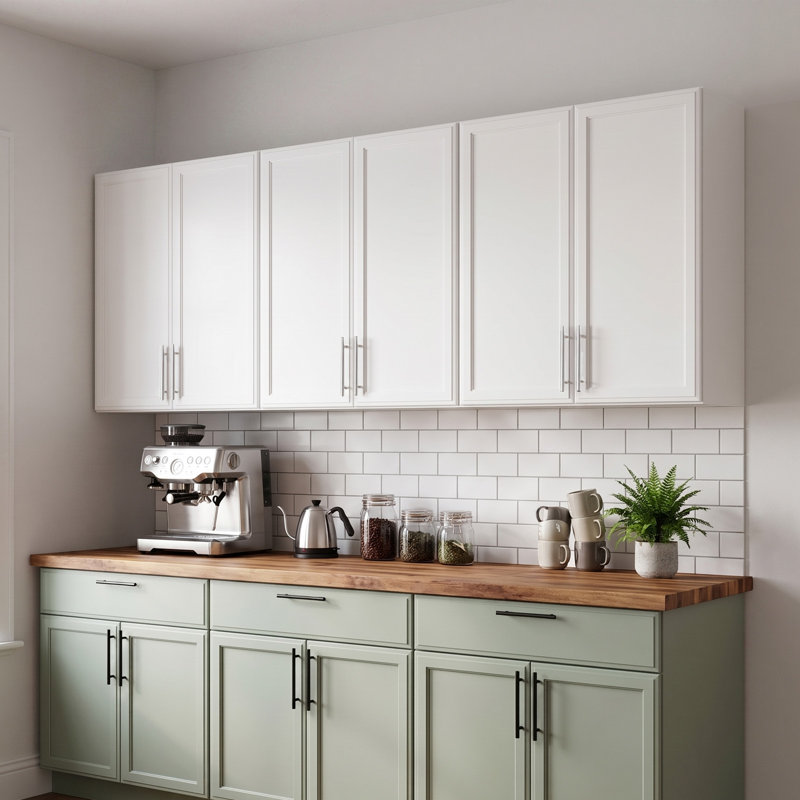 Grande armoire à linge 30 po, armoire de rangement murale supérieure avec tablette réglable pour la lessive, la salle de bain et la cuisine