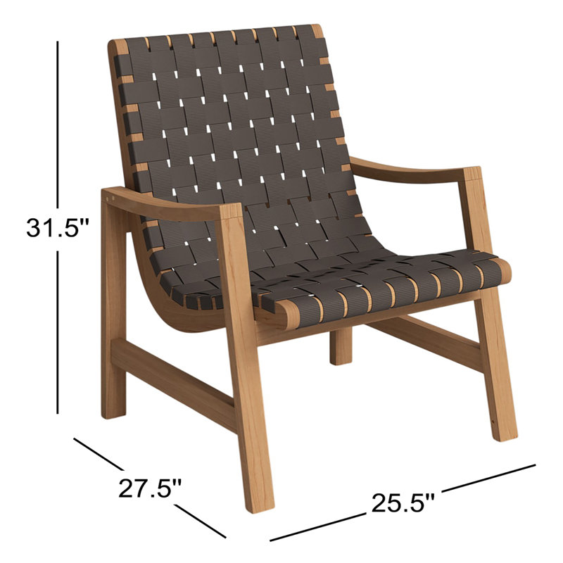 Aero Outdoor Teak Lounge Chair