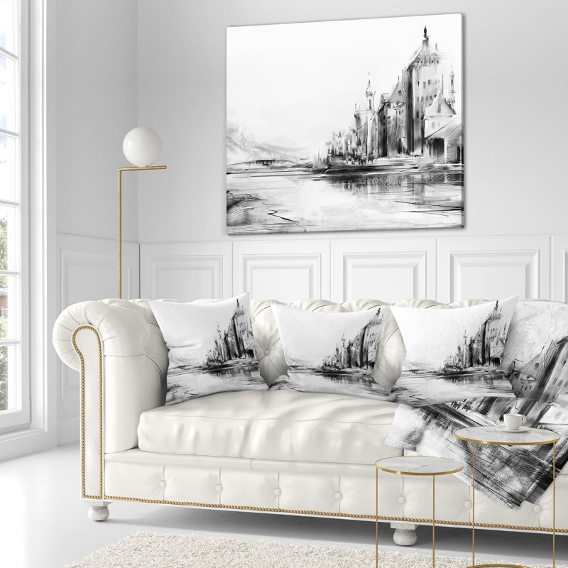 Coussin lombaire du soleil cityscape zurich