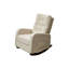 Fauteuil inclinable simple avec dossier réglable et poches latérales, parfait pour les balcons et les salles de tatamis
