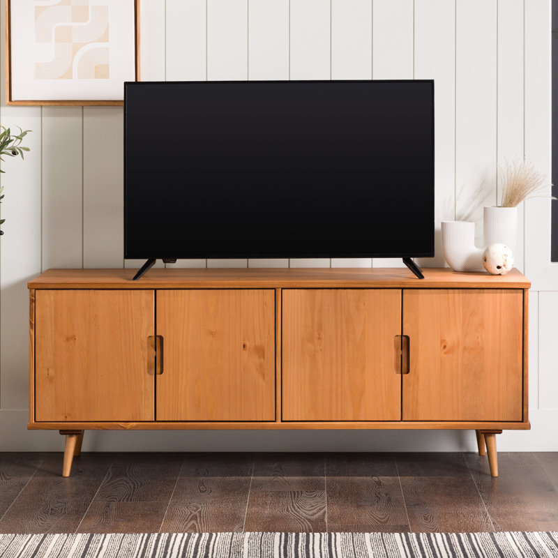 Guernsey Unfinished TV Stand, Caramel