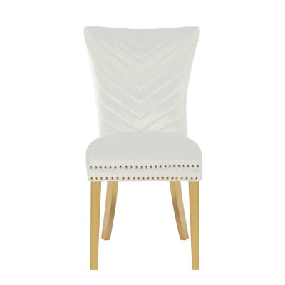 Escalera 20'' H Velvet Upholstered Dining Chair