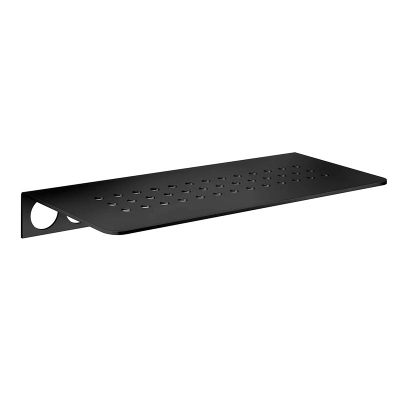 Tablette flottante Grout Line , Noir mat