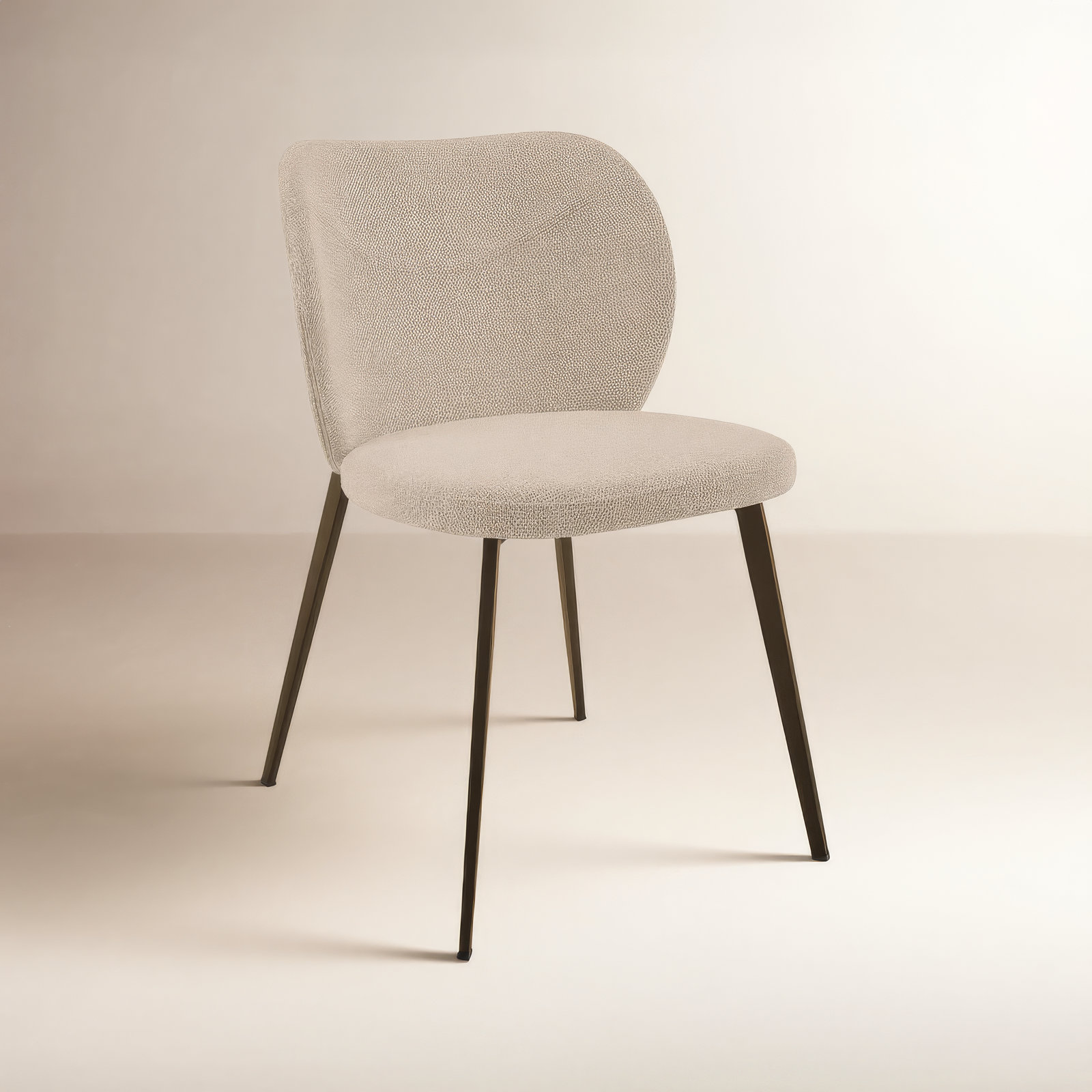 Granger Side Chair, Beige, Brown