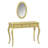 Luxury Makeup Vanity Desk With Oval Mirror-1971036959