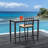 Counter Height 36.97'' Iron Bar Table-166947702-159474291