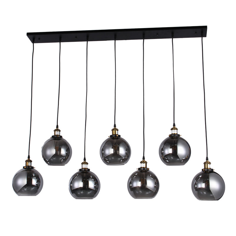 Luminaire suspendu sphère 7 lumières Daughtery