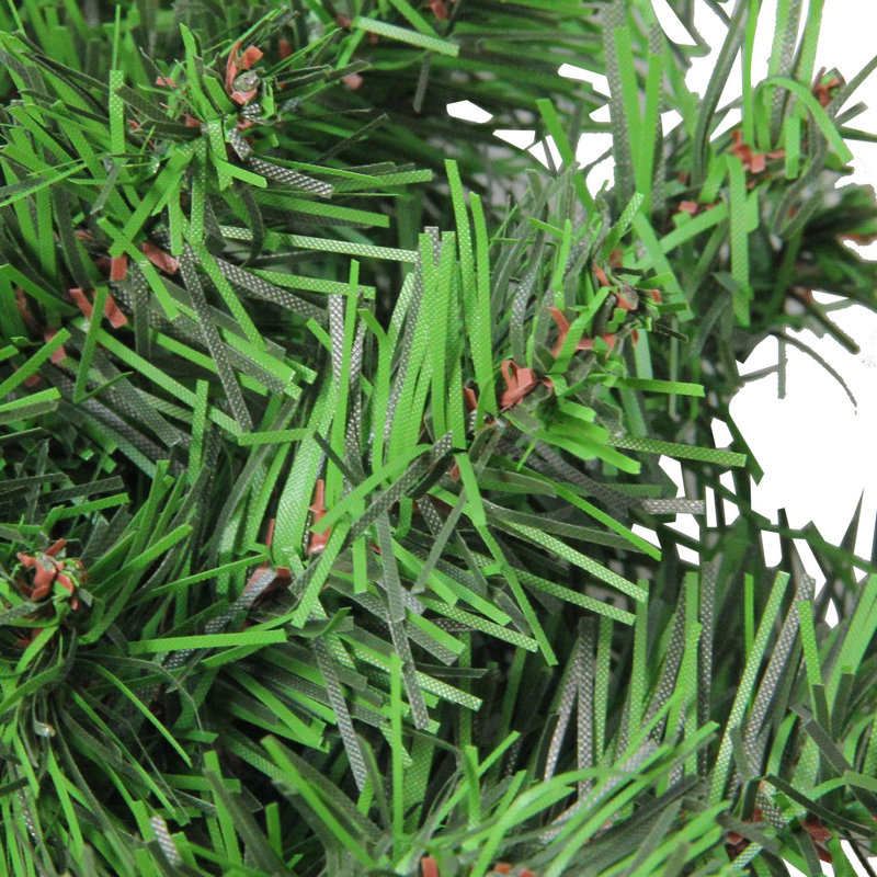 Couronne de Noël artificielle épinette du Colorado 16 pouces non éclairée