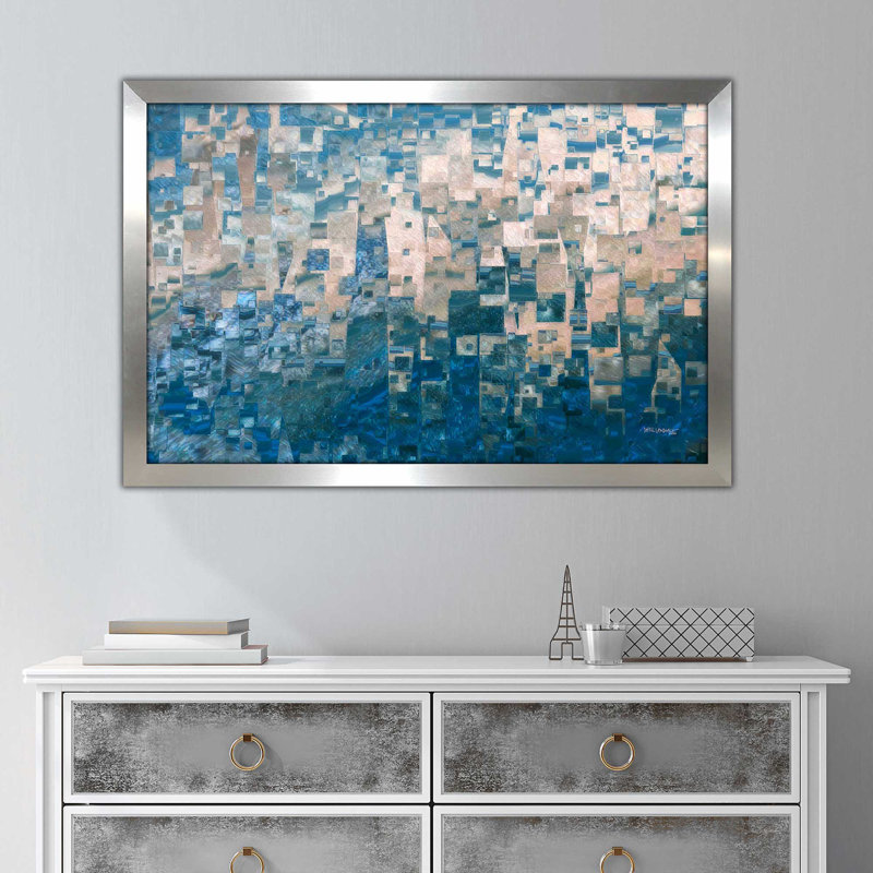 " Hebrews 11:1 Things Not Seen " by Mark Lawrence Print, 27.5" H x 39.5" W x 0.75" D, Silver Framed