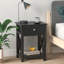 Seraphine 40cm W Manufactured Wood Bedside Table-1106610509