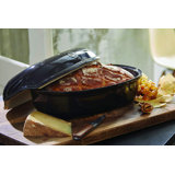 Emile Henry Ceramic Non-Stick Dishwasher Safe Artisan Bread Baker, Charcoal