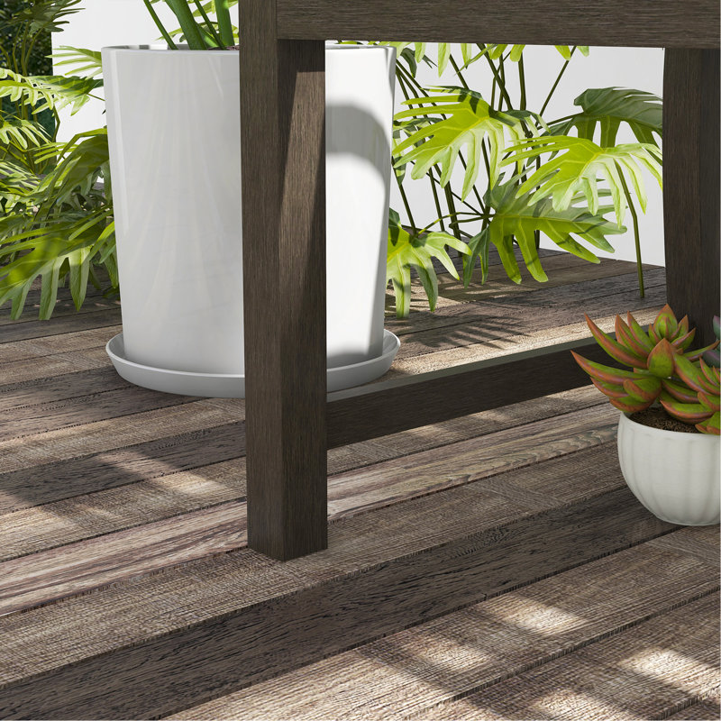 Banc de jardin 46 po, Brun