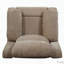 Fauteuil inclinable manuel avec revêtement en chenille-19126676