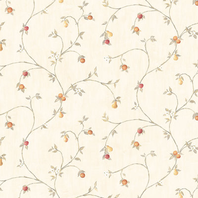 Stas Pre-Pasted Vinyl Floral Wallpaper Roll