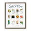 Cadre flottant Cafe & Tea Types, design par Angela Steahling-222843175-222843170
