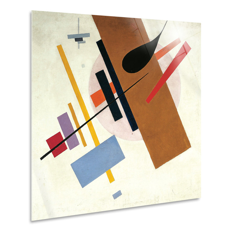 Ivy Bronx - Painting - Kazimir Malevic - Supremus No. 55 - Plexi Acrylic Glass - Ready To Hang, 65cm H x 65cm W