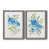Toile avec cadre gris