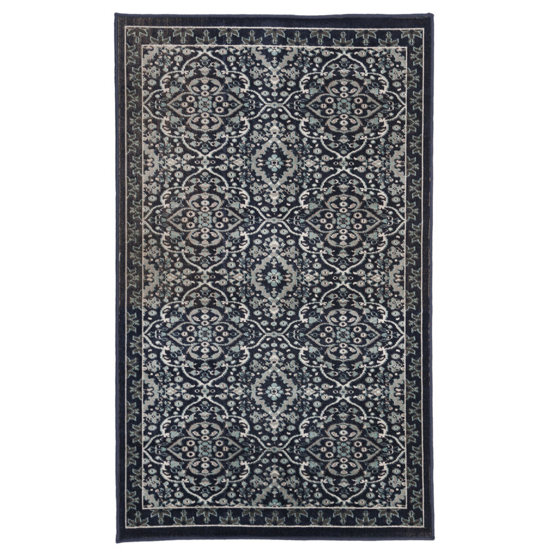 Griffeth Performance Oriental Indoor/Outdoor Area Rug, Rectangle 3' x 5'