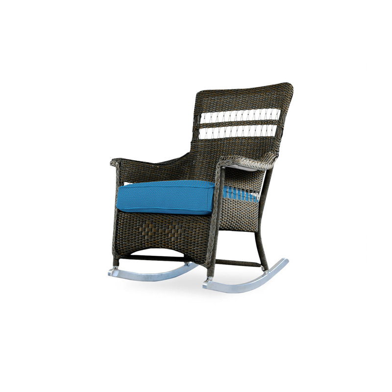 Nantucket Outdoor Rocker Chair, Sandberg Dove, Mink