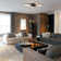 LED ceiling light 3-light Dimmable Modern Oval design with remote control Haak 85cm