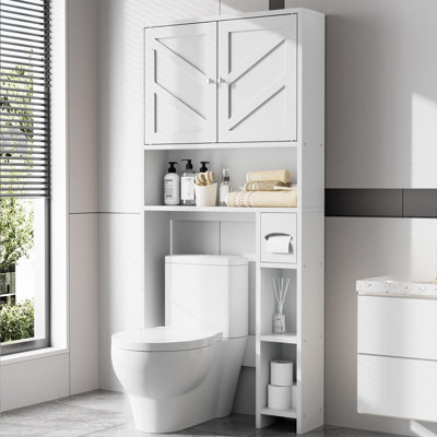 Dayanira Space-Saving Toilet Shelf Cabinet - Freestanding & Organized