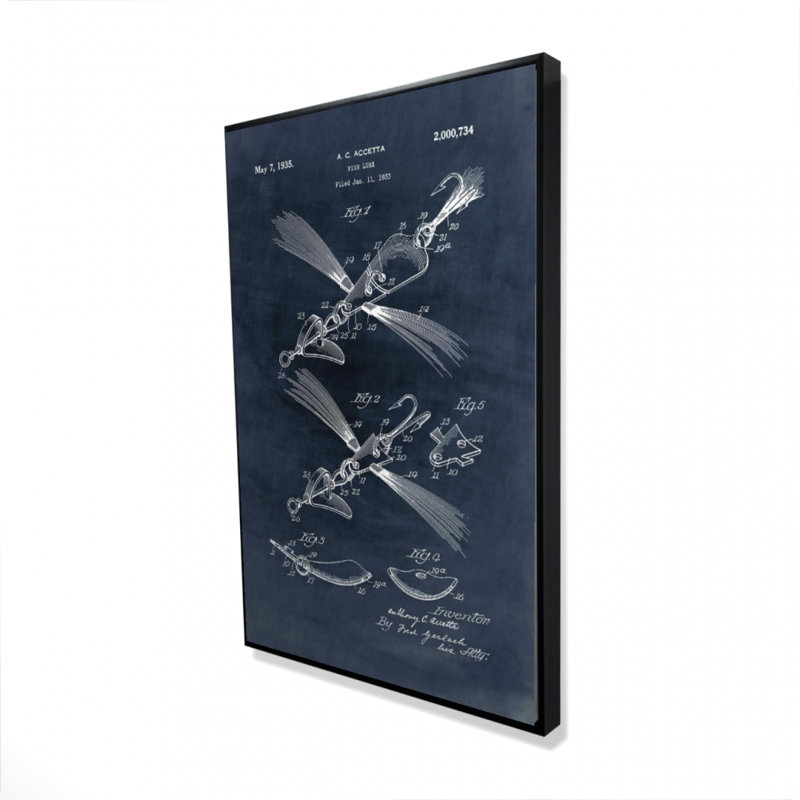 " Blueprint Of A Fish Lure "