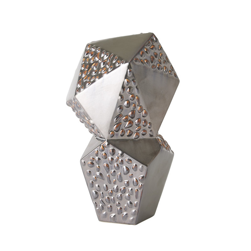 Les Facettes Sculpture, Matte Antique Bronze
