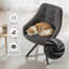 48cm H Fabric Upholstered Metal Upholstered Back Armchair-852905201