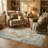 Pender Beige Cream Oriental Cotton Chenille Area Rug-472618807