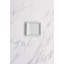 Assiette carrée miniature en porcelaine, 2,6 x 2,6 po